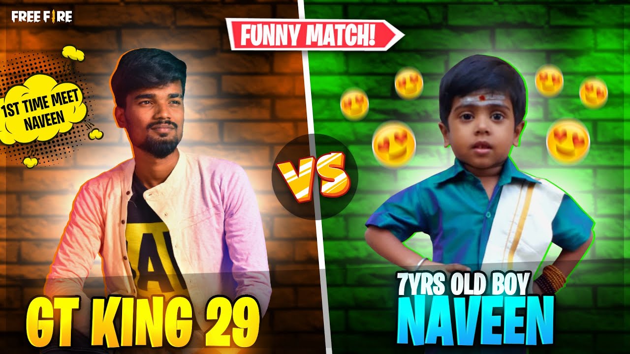 😜😂விநாயகர் சதுர்த்தி சிறப்பு😜😂|7 Years Old Naveen Vs Gaming Tamizhan| 1 Vs 1 Funny Clash Squad Match