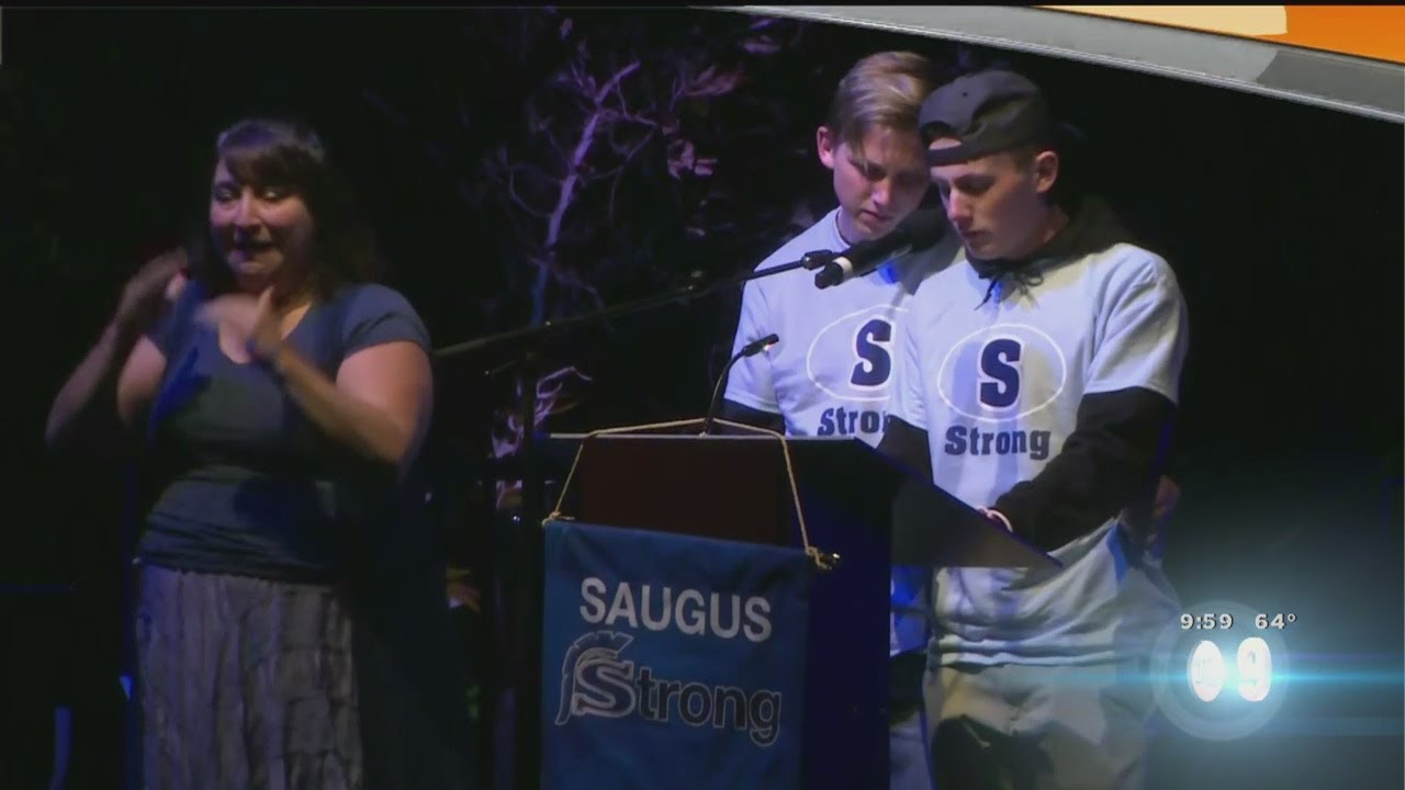 Santa Clarita Honors Shooting Victims At Saugus Strong Vigil