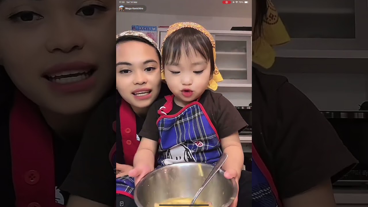 Live TikTok Mama Mega Ritsuki Ueno Family Part