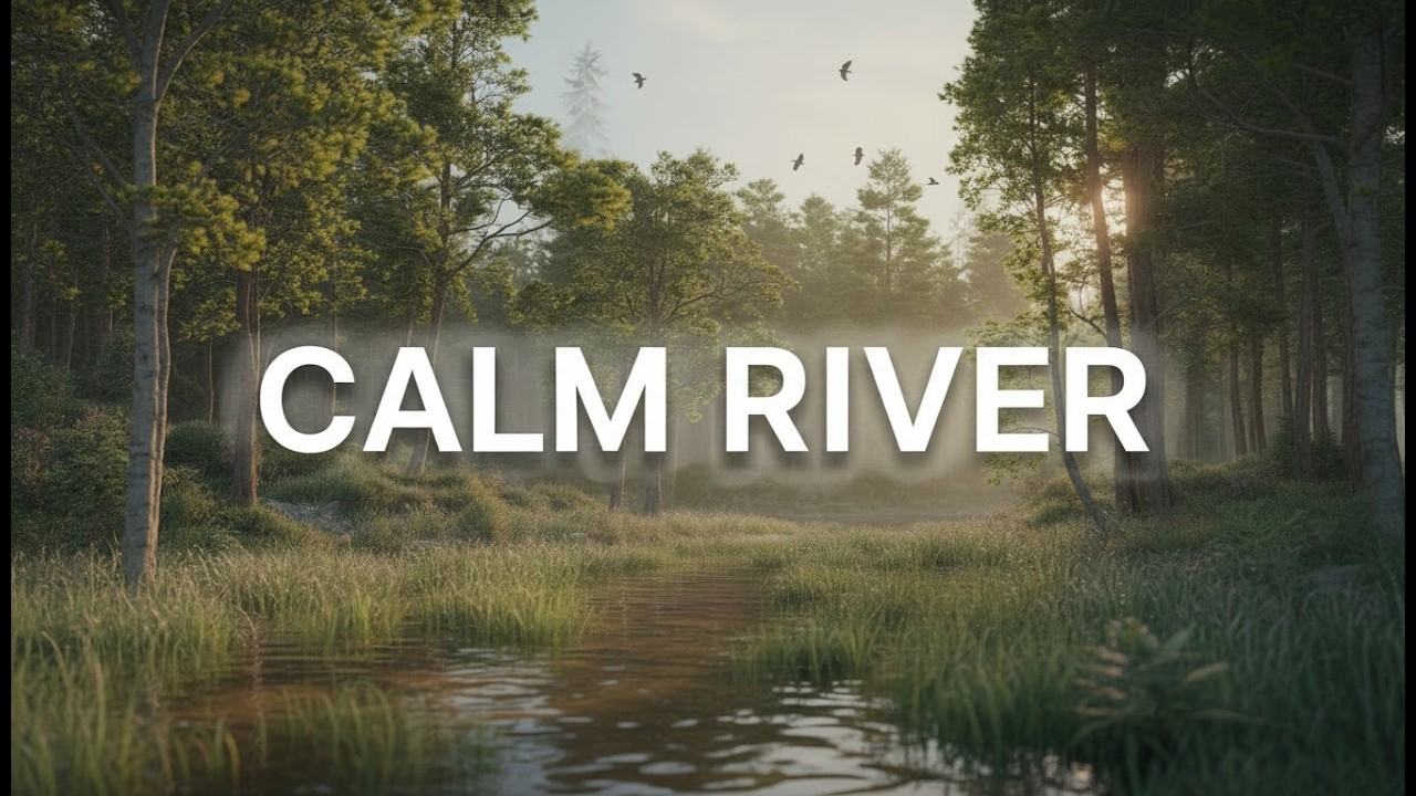 Nature Sounds & Relaxing Music – Forest River, Birds Singing (1 Hour) | Spa & Meditation