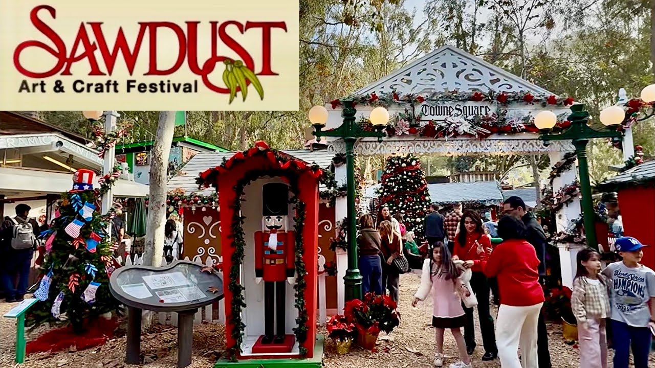 🔴Inside the SAWDUST Winter Fantasy ART FESTIVAL in Laguna Beach, CA