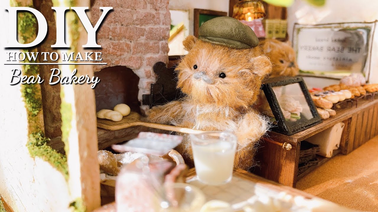 DIY🍞くまのパン屋さん｜the bear bakery｜original  dollhouse #2