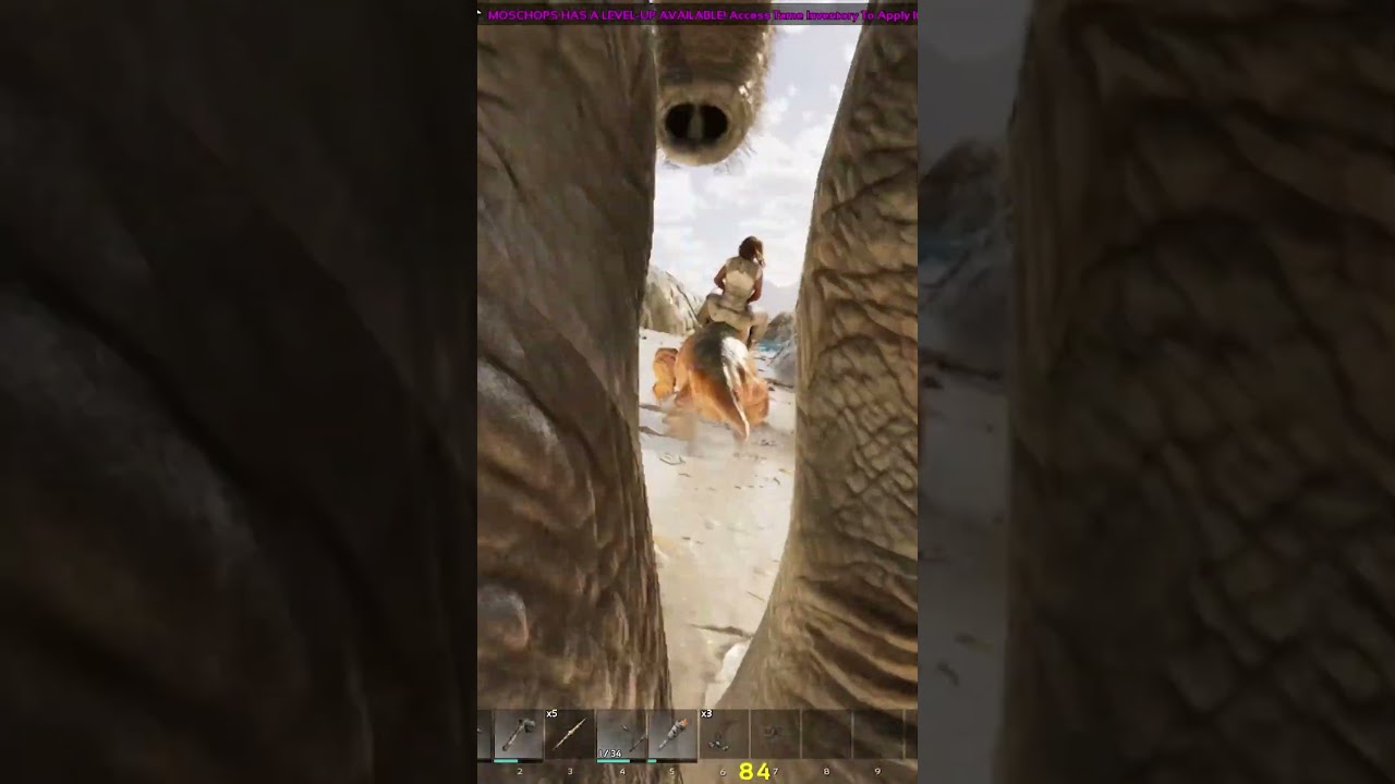 Lost my dino, got attacked by a Dinotherium, then tamed a mama Parasaur to save her baby! 🦕🔥