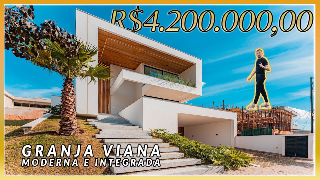 CASA ESPETACULAR NO CONDOMÍNIO SÃO PAULO II - GRANJA VIANA