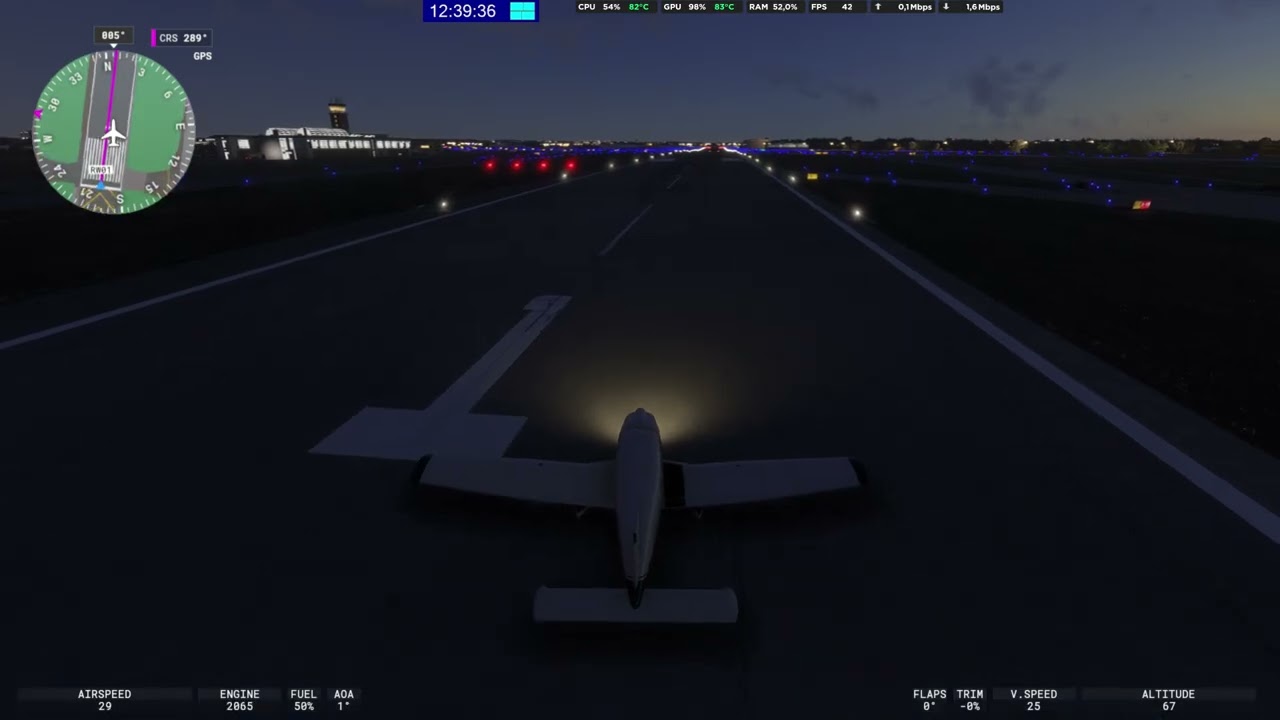 #0021   FS2024   Überflug New York bei Sonnenaufgang