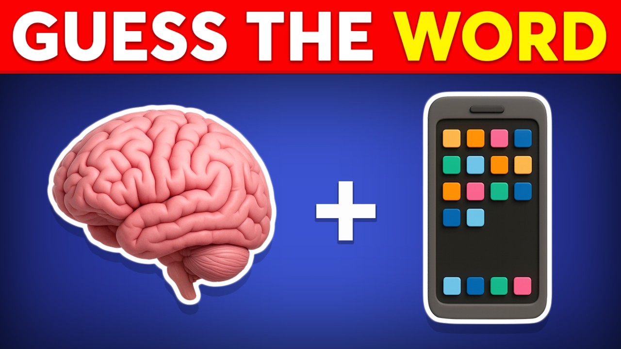 Guess the WORD by Emojis? 🤯 Tricky Emoji Quiz Game | Quiz Alien