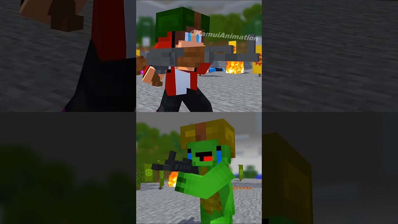 Who to HELP? - MAIZEN Minecraft Animation #shorts