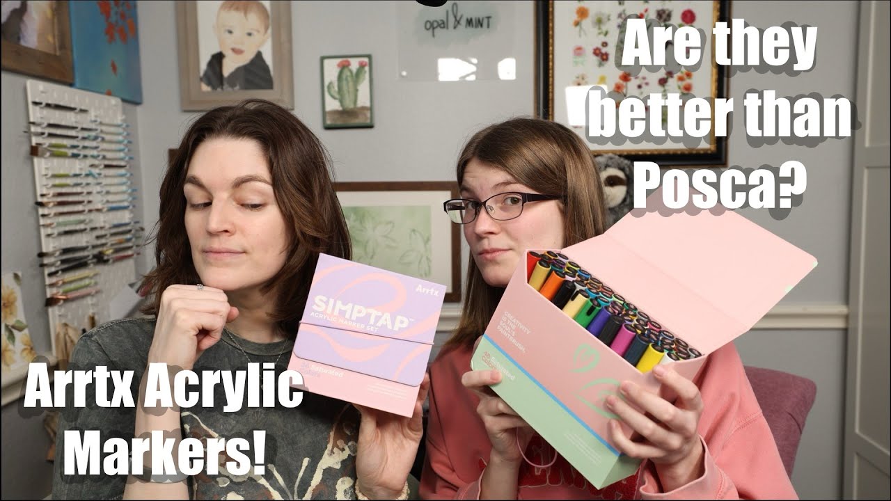 Testing out more Arrtx Acrylic Markers! - How do they compare?