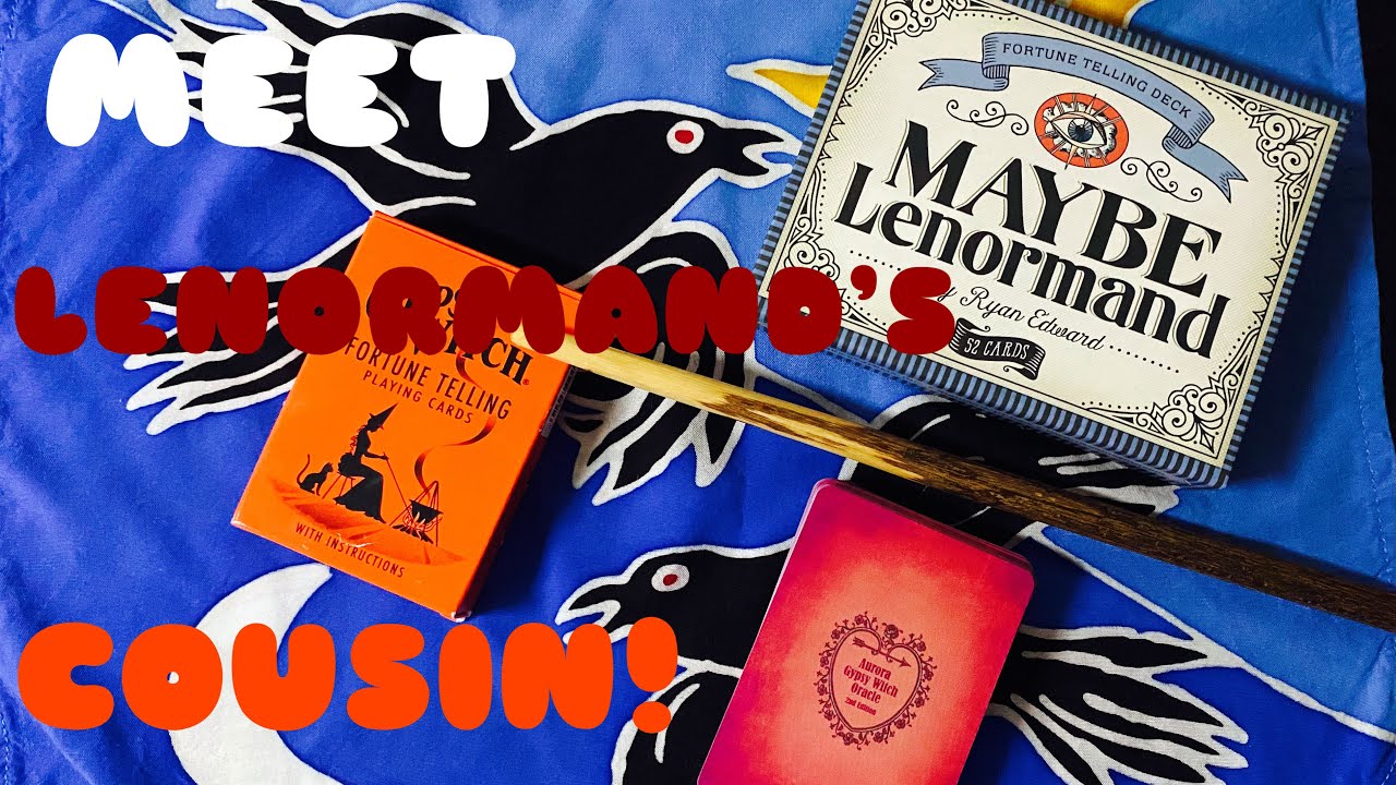 Introducing Petit Lenormand's cousin, the Gypsy Witch Fortune Telling Playing Cards!