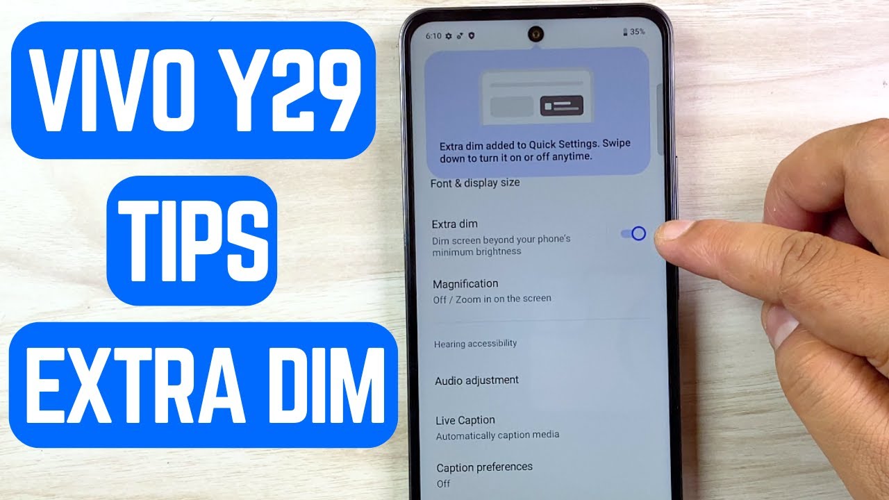 Vivo Y29 Extra Dim Display Light &ndash; Eye Comfort Mode Explained! 🔅