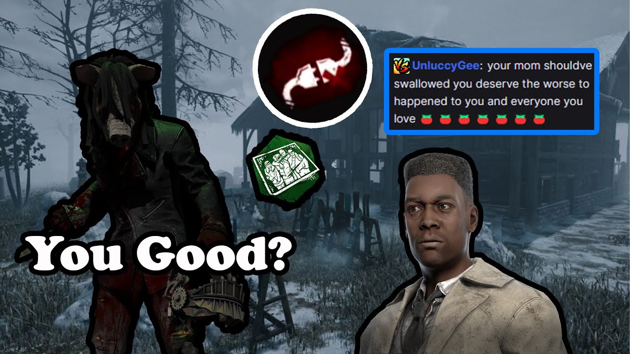 SALTY P100 SURVIVOR CAN'T HANDLE LOSING TO PIG! | Dead By Daylight