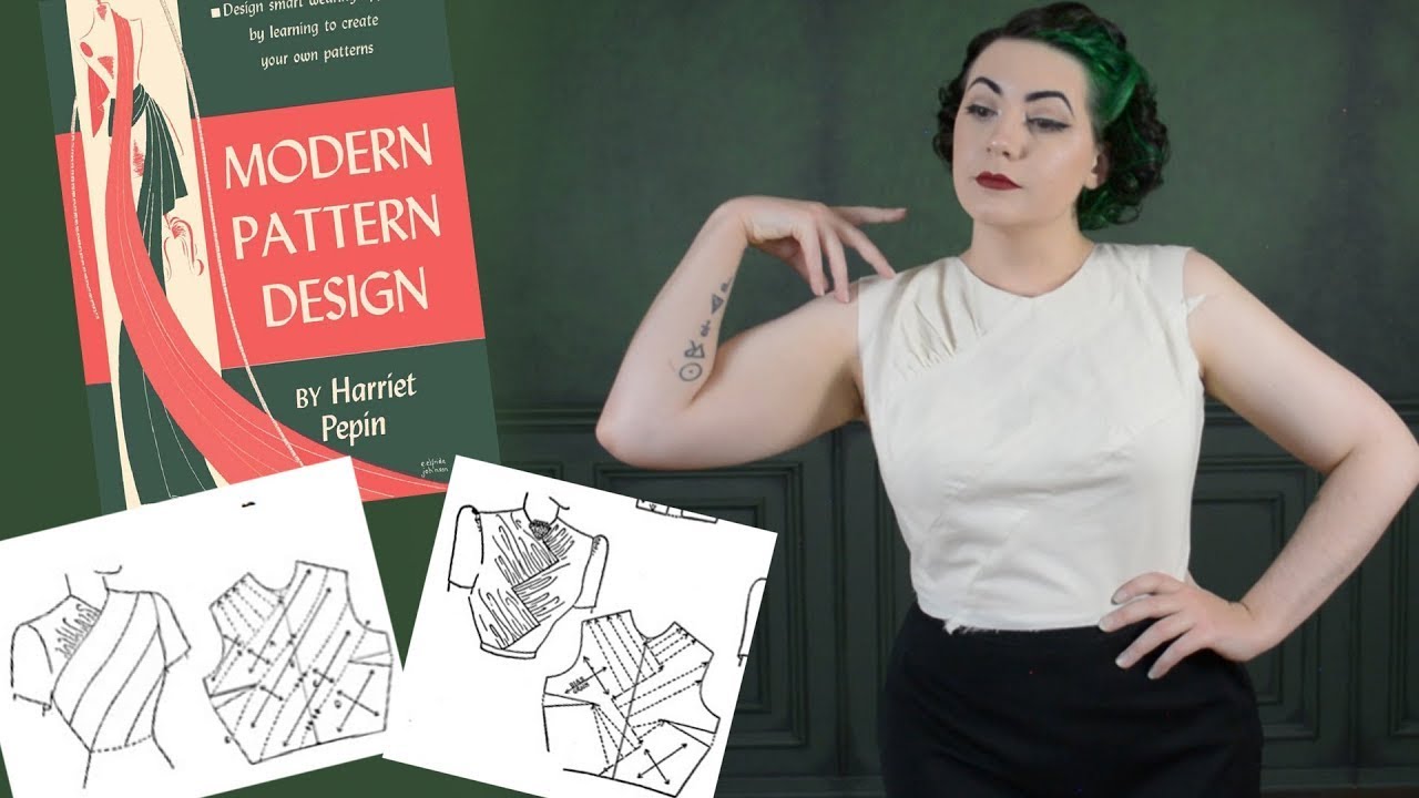 Trying 1940's 'Modern Pattern Design' Practice Problems!