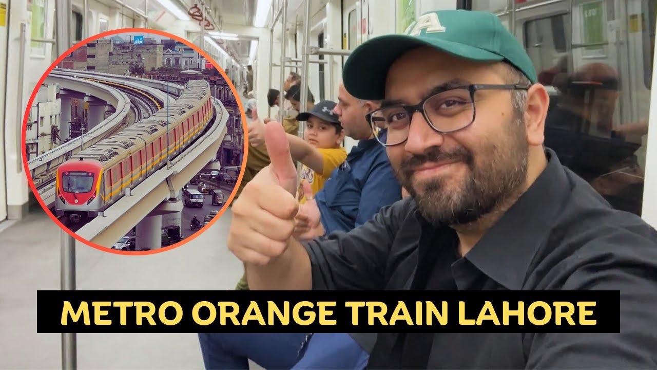 1st Time in Lahore Metro | Orange Line Metro Train | Pakistan's Public Transport