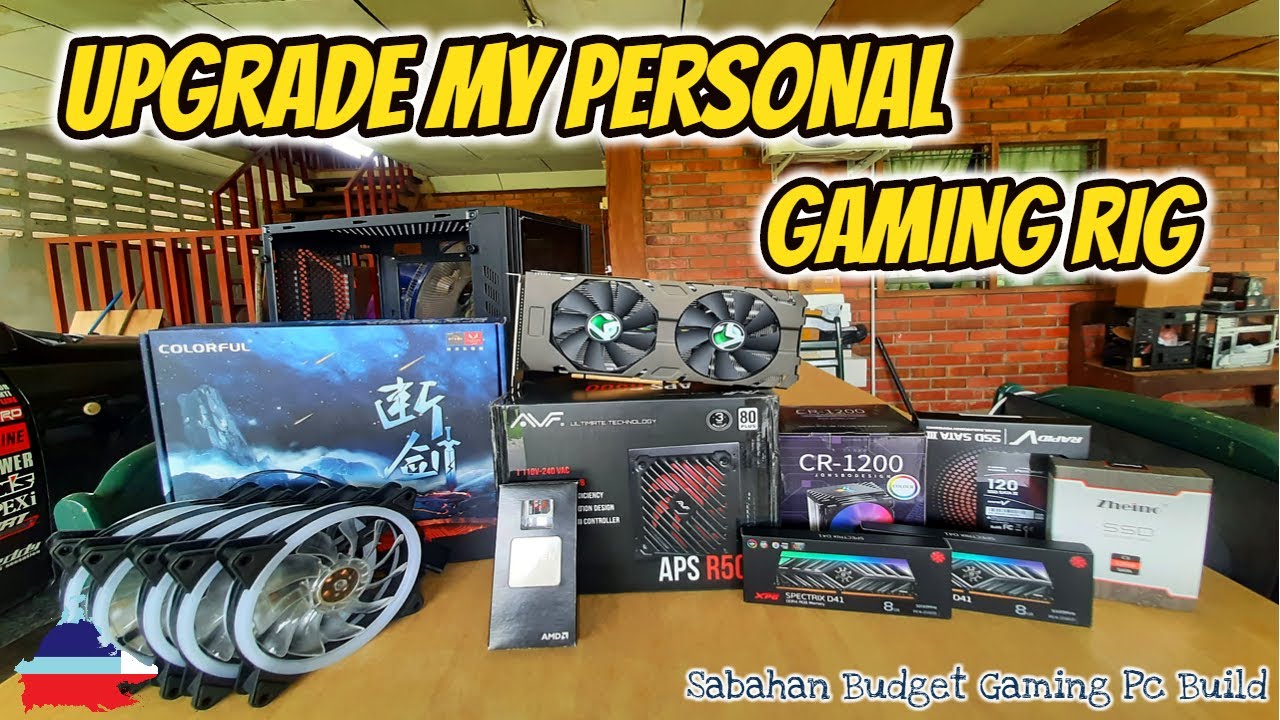 Upgrade My Personal Gaming Rig To Ryzen 7 1800X With RX580 8GB | Sabahan Budget Gaming Pc Build