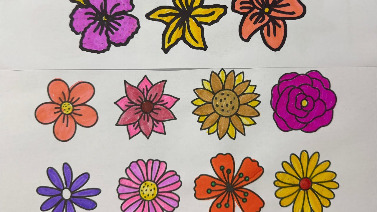 Lets colour together flowers 💐🌺🌸🪻🪷🌹🌼🌻💐