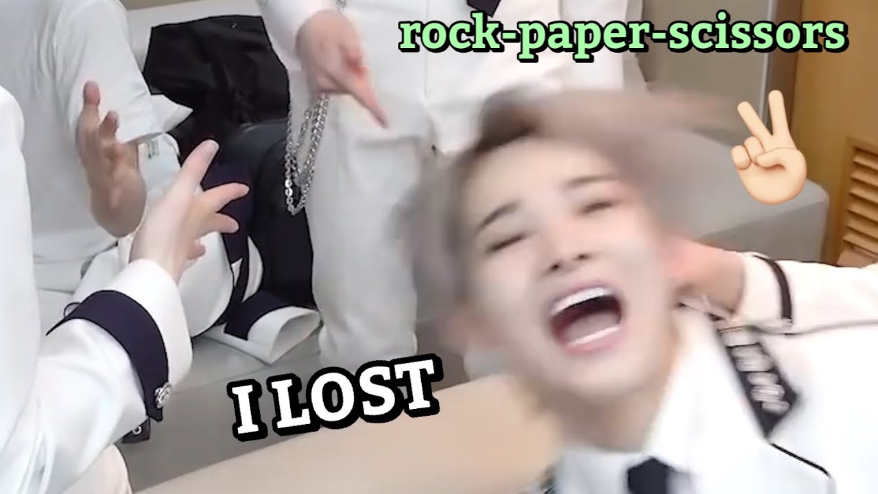 enhypen playing rock-paper-scissors will never not be funny