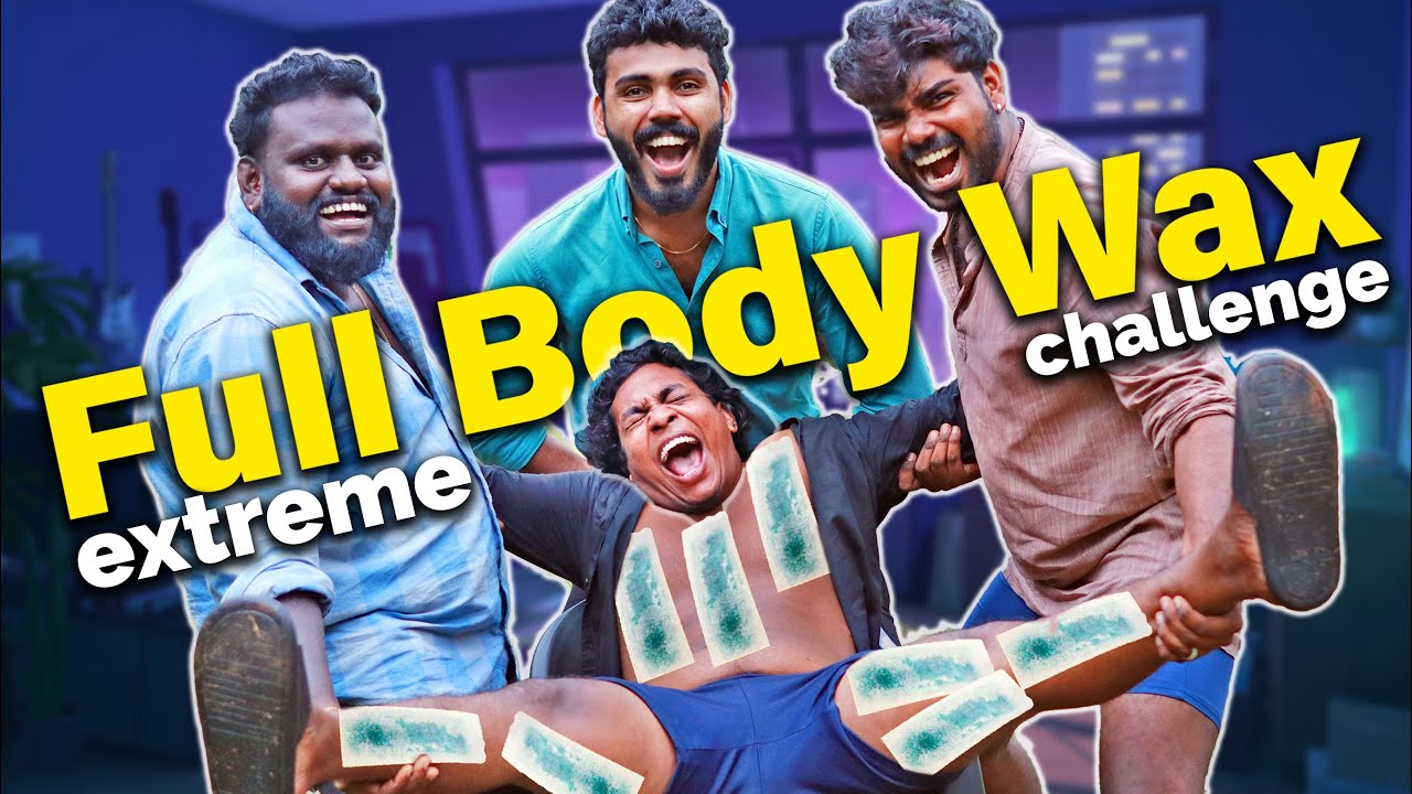 Full body Wax Challenge | വേദന കൊണ്ട് നാട് ഇളക്കി അളിയന്മാർ  #waxing #challenge #psychoaliyanz