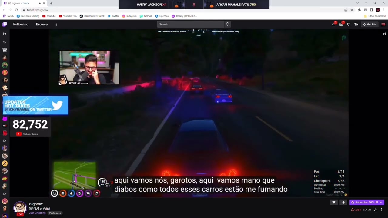 Nopixel Ramee React to Brazilian Streamer Watching His Video