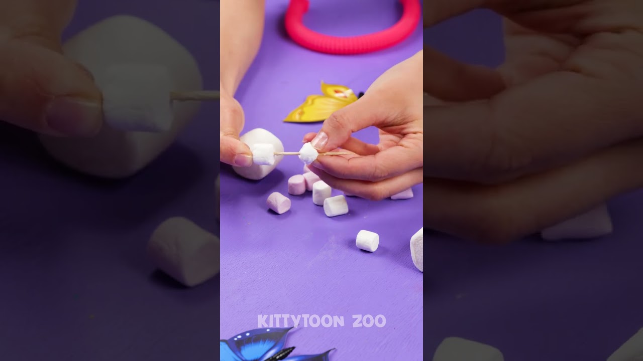 Let&rsquo;s Craft Marshmallow Friends! 😍🍡 It&rsquo;s So Cute And Tasty! 😻