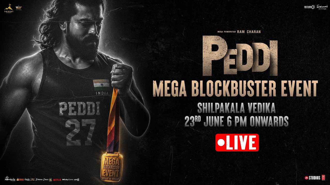 PEDDI MEGA BLOCKBUSTER EVENT LIVE | Ram Charan | Janhvi Kapoor | Buchi Babu Sana | A R Rahman