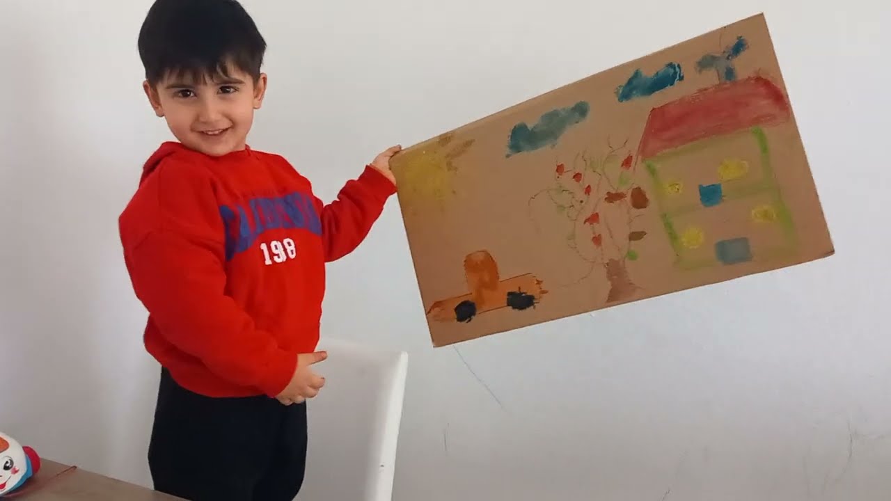 Küçük ressamla Annesi Büyük Şahaser Yapcak Güney'in Resimi  Tamamladı Ve devamı Gelecek 