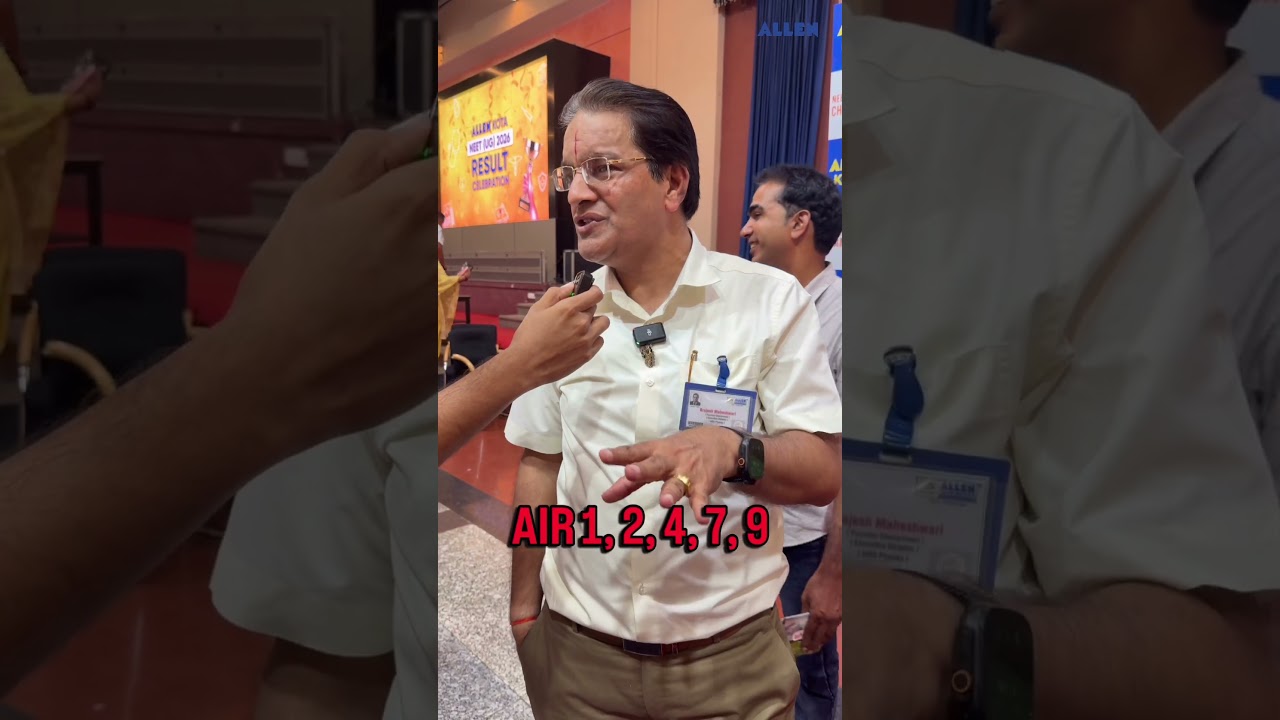 How ALLEN Grabbed AIR 1 & 2 in NEET UG 2026! 😱 BM Sir Reveals Secret! #shorts