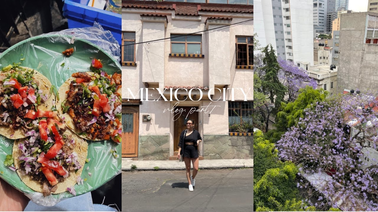 first time in Mexico City! part 1 |  food recs + full list of saves | spring travel vlog