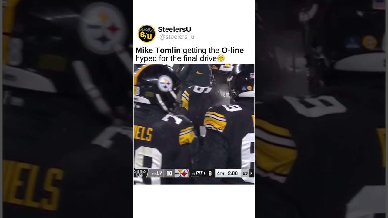 Mike Tomlin on the Game-Winning Drive😤 #shorts