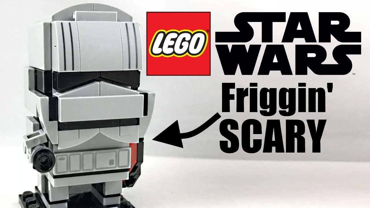 Scariest LEGO Brick Headz set yet - LEGO Star Wars Captain Phasma review!