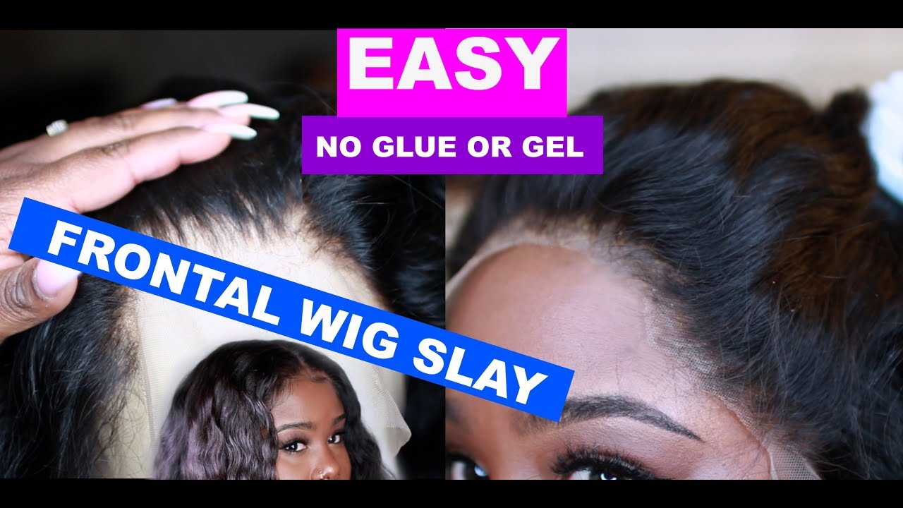 ♡ Get your frontal POPPIN ! No Glue or Gel  VERY DETAILED ft. Diamond Virgin Hair