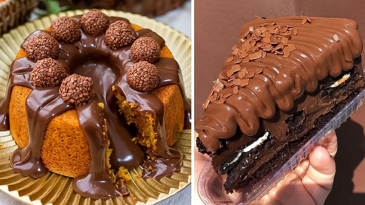 Best Satisfying Chocolate Cake Decorating Ideas 🍩 So Yummy Cake 🤎 Cake And Dessert