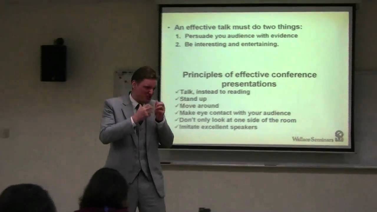How to Present a Paper at an Academic Conference (1/8)