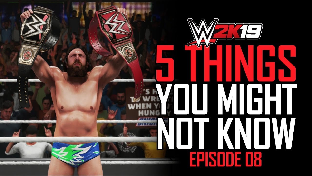 WWE 2K19 5 Things You MIGHT Not Know! #8 (Unique Run-Ins, Tommaso Ciampa, Double Champion & More)