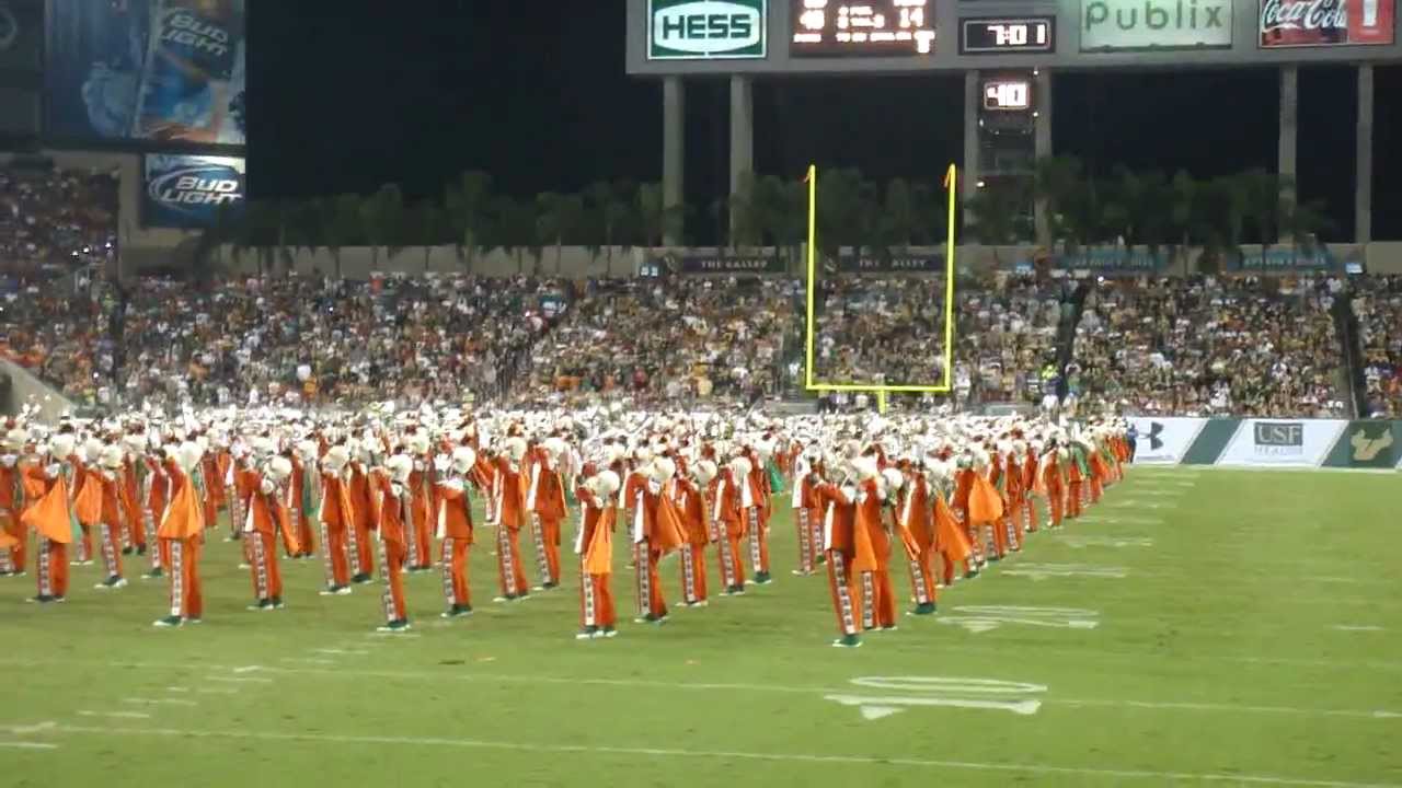 The FAMU Marching 100 Halftime Show at USF Football Game