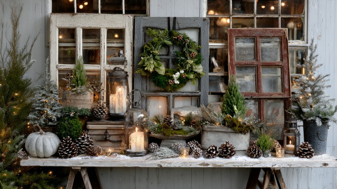 Salvaged to Beautiful Winter 2026 | Repurposing Windows Doors & Shutters Vintage Decor