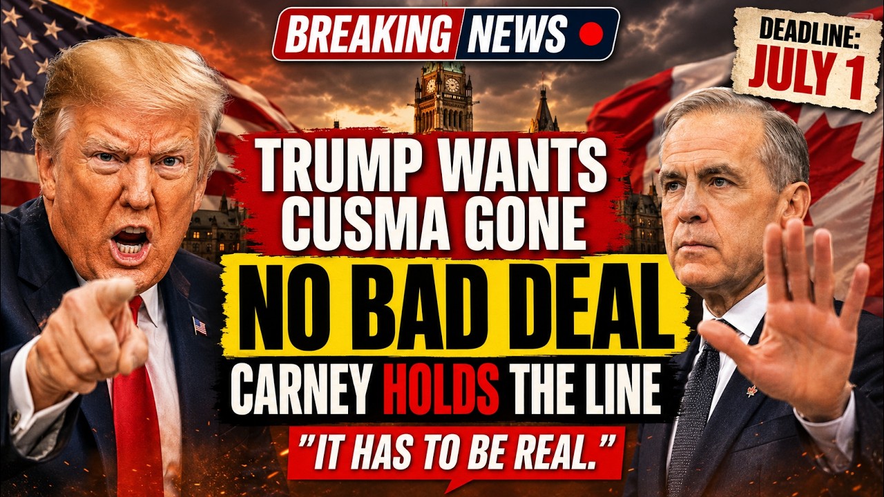 JUST IN: Carney Draws the Line as July 1 CUSMA Deadline Closes In