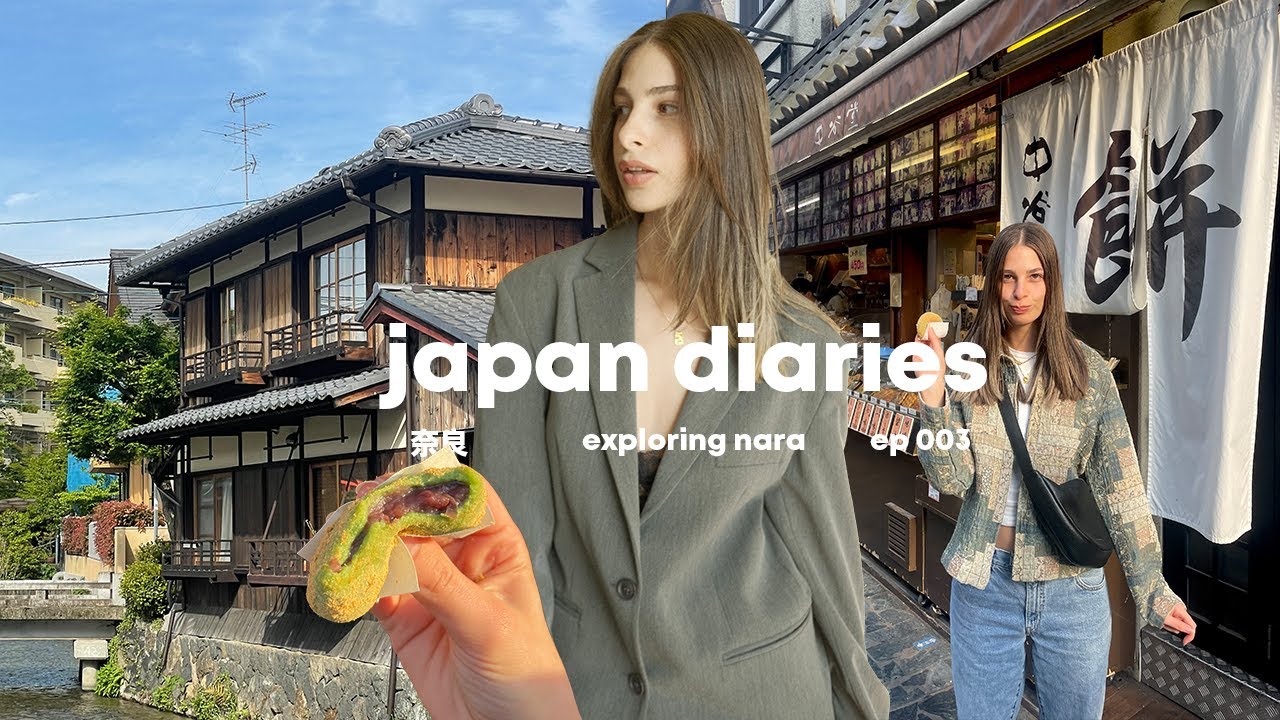 JAPAN DIARIES | Exploring Nara, feeding deer, famous mochi and being vegeterian/vegan in Japan🦌🍱