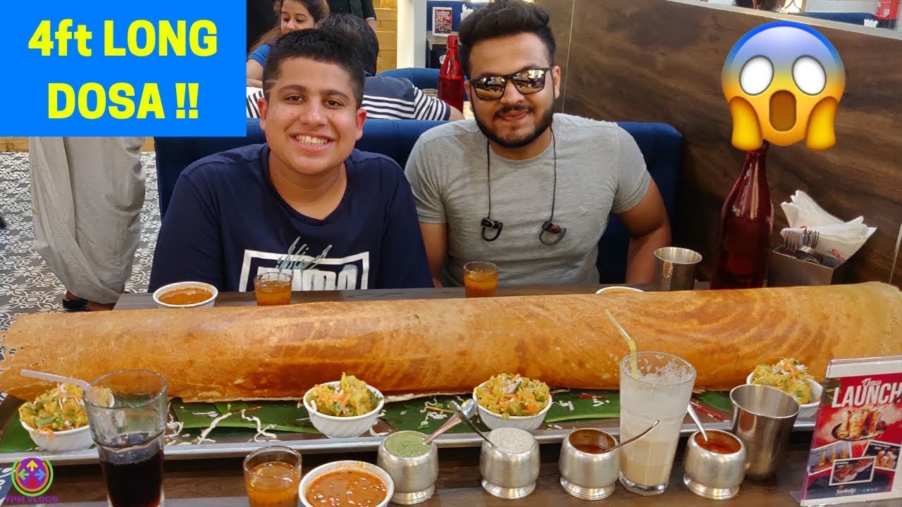 World's Largest Dosa Eating Challenge taken by 2 KIDS !! 😰