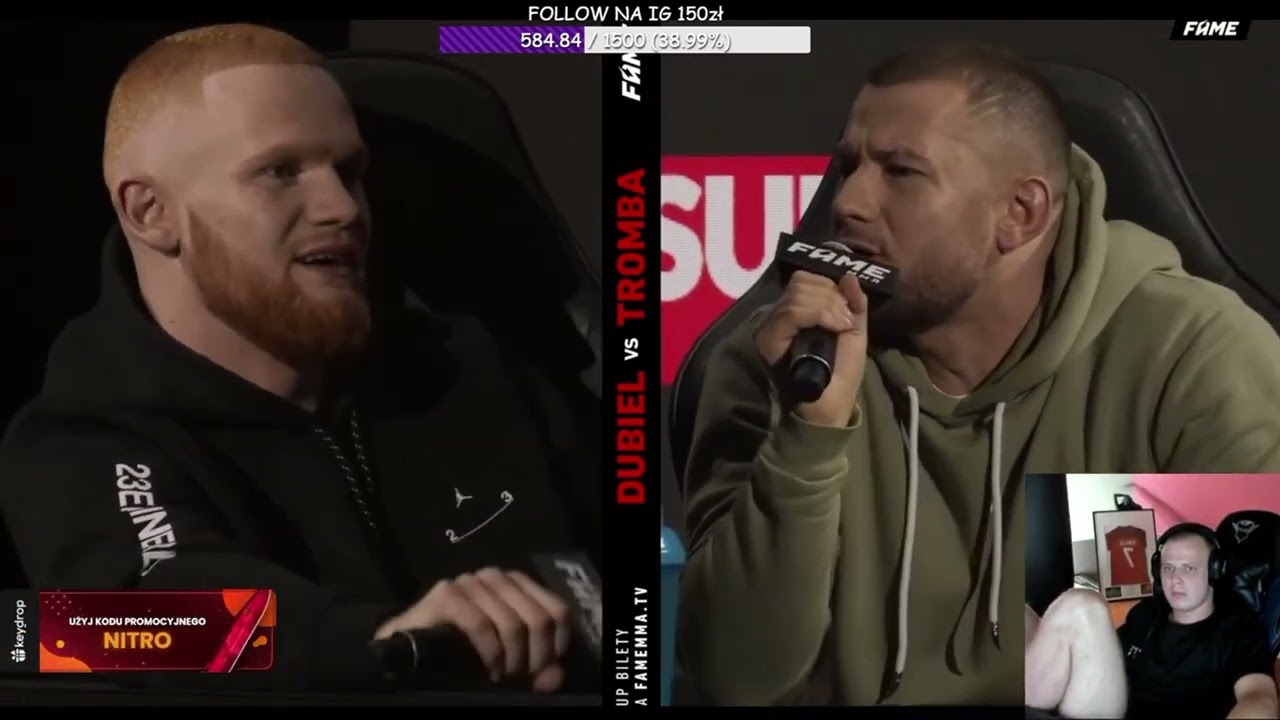 PATRYKOS WALI LIŚCIA ADRIANOWI POLAKOWAWI NA KONFERENCJI FAME MMA 16 NITRO OGLĄDA