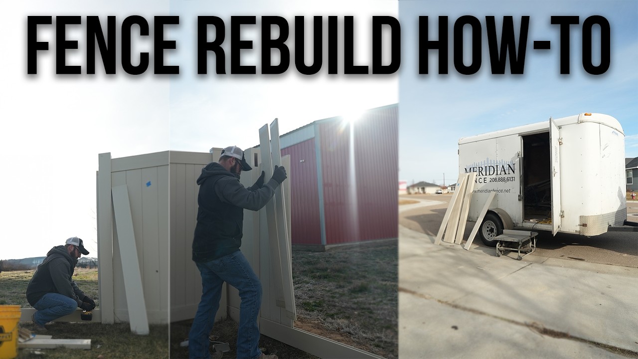 How to Replace a Damaged Vinyl Fence Panel | Meridian Fence