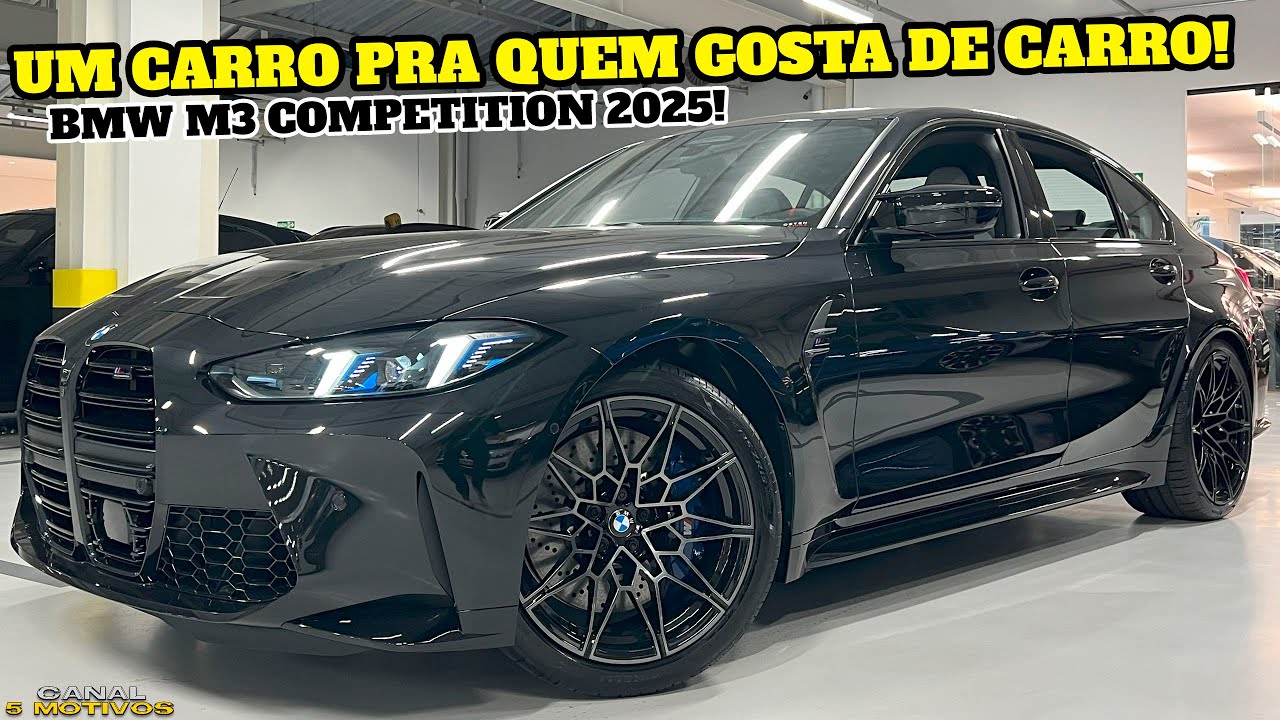 NOVA BMW M3 COMPETITION 2025 - A MELHOR DA CATEGORIA PRA QUEM CURTE DESEMPENHO E ESPORTIVIDADE!