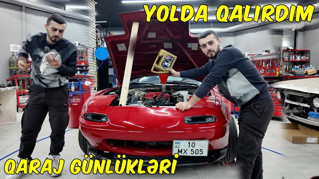 Az qalsın yolda qalırdım | Mazda Miata VLOG