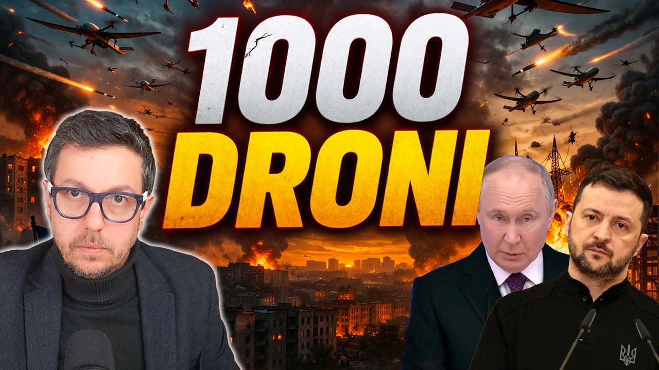 ATTACCO RECORD RUSSO | QUASI 1000 DRONI IN UN GIORNO