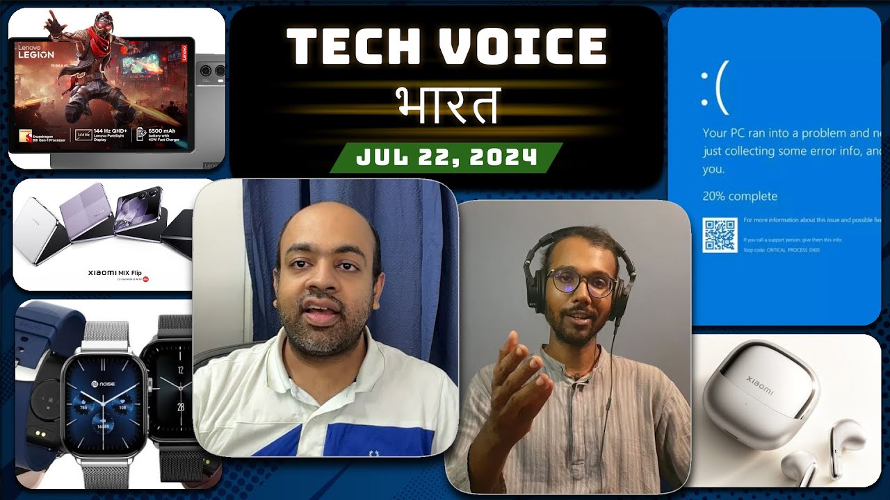 TechVoiceभारत #19 Xiaomi Mix Fold 4, Mix Flip, Redmi Buds, Lenovo Legion Snapdragon 8+ Gaming Tablet