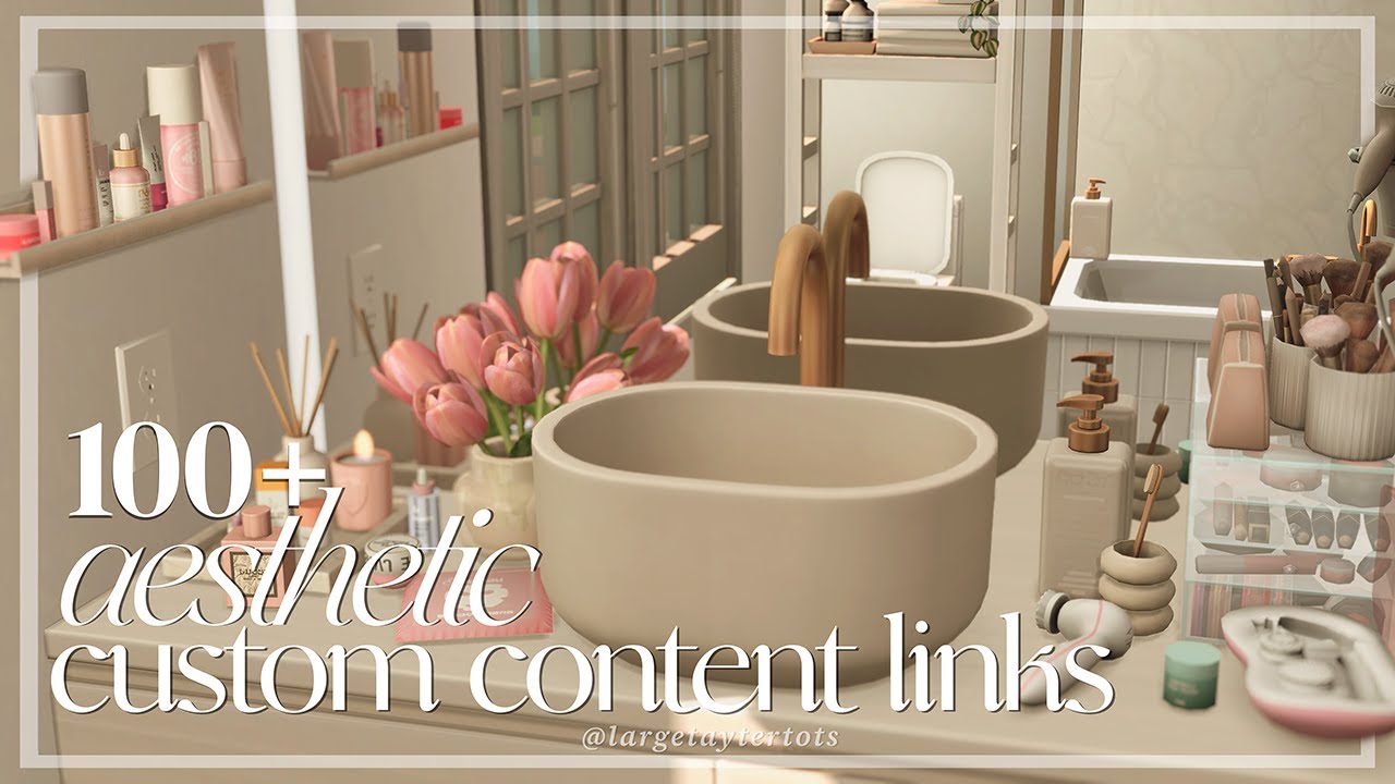 MUST HAVE Realistic & Aesthetic Clutter (100+ items) | The Sims 4 Simlish Maxis Match Custom Content