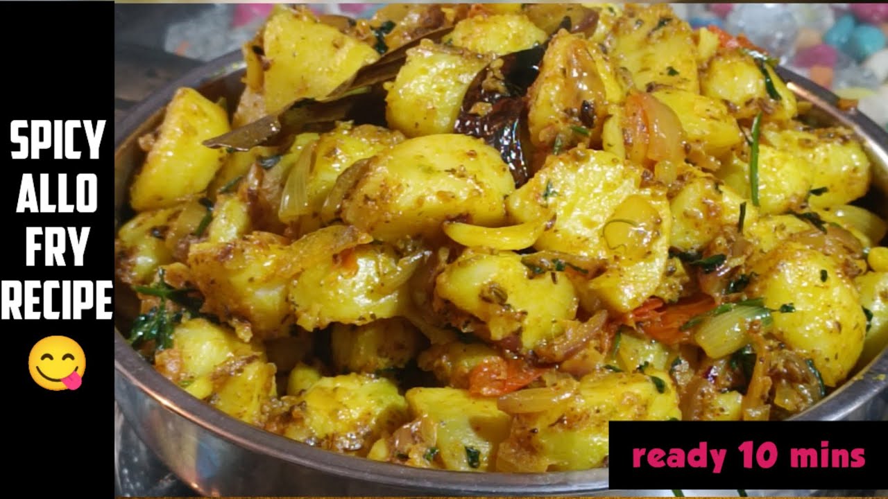 Spicy Aloo Fry Recipe | 10 Minutes Easy Potato Fry | Quick & Tasty Sabzi