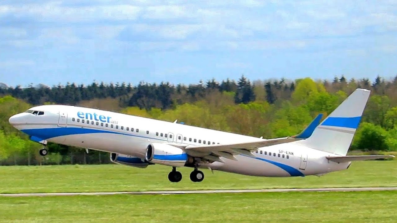 ENTER AIR 737-800 at Southampton Airport