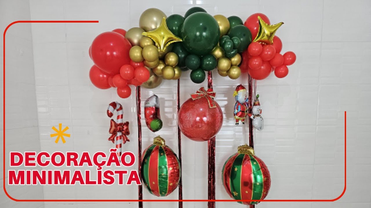 COMO FAZER DECORAÇÃO MINIMALISTA PARA O NATAL
