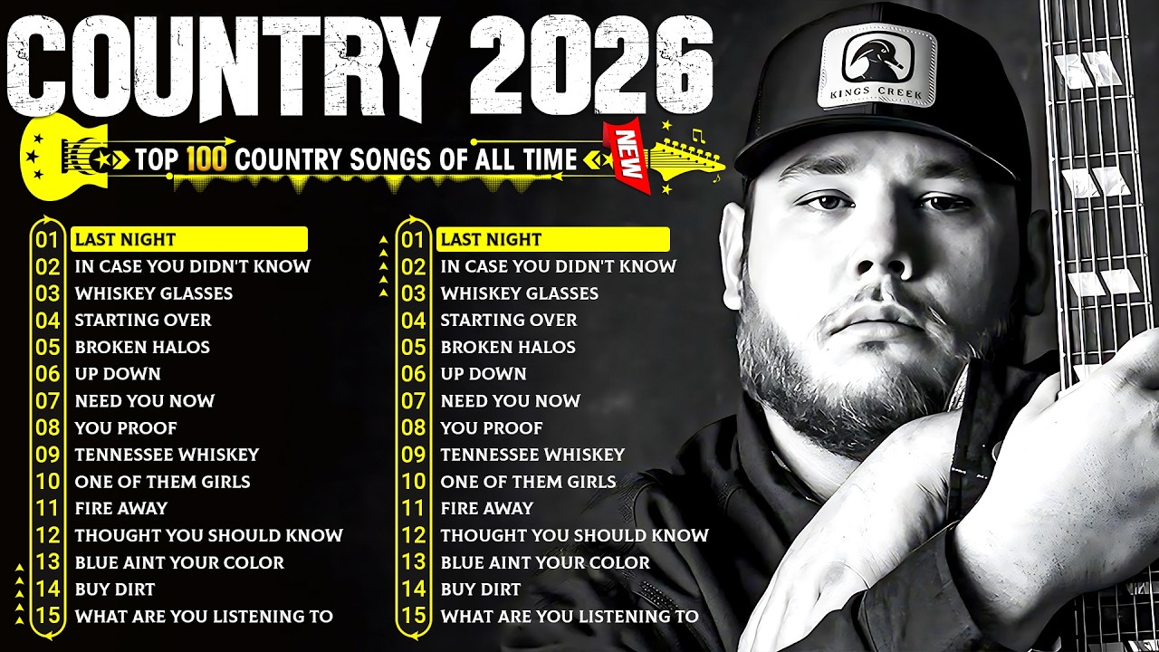 Country Music Playlist 2026 | Luke Combs, Chris Stapleton, Kane Brown, Jason Aldean, Morgan Wallen