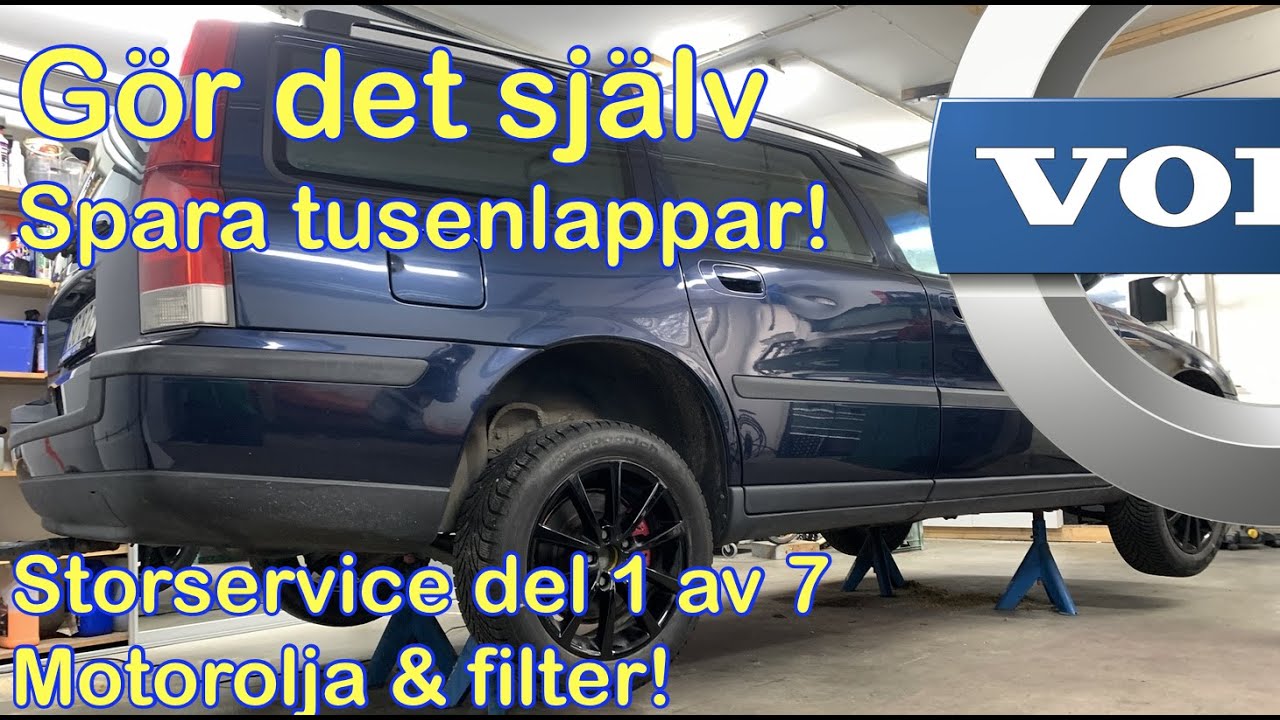 Storservice med enkla medel - Motorolja och filter - Del 1 av 7